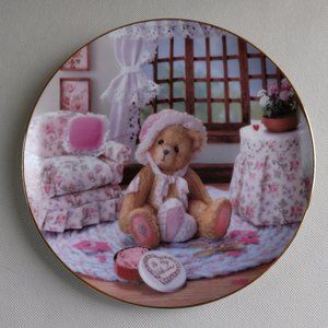 Cherished Teddies Hamilton Plate Collection "Valentine's For You"